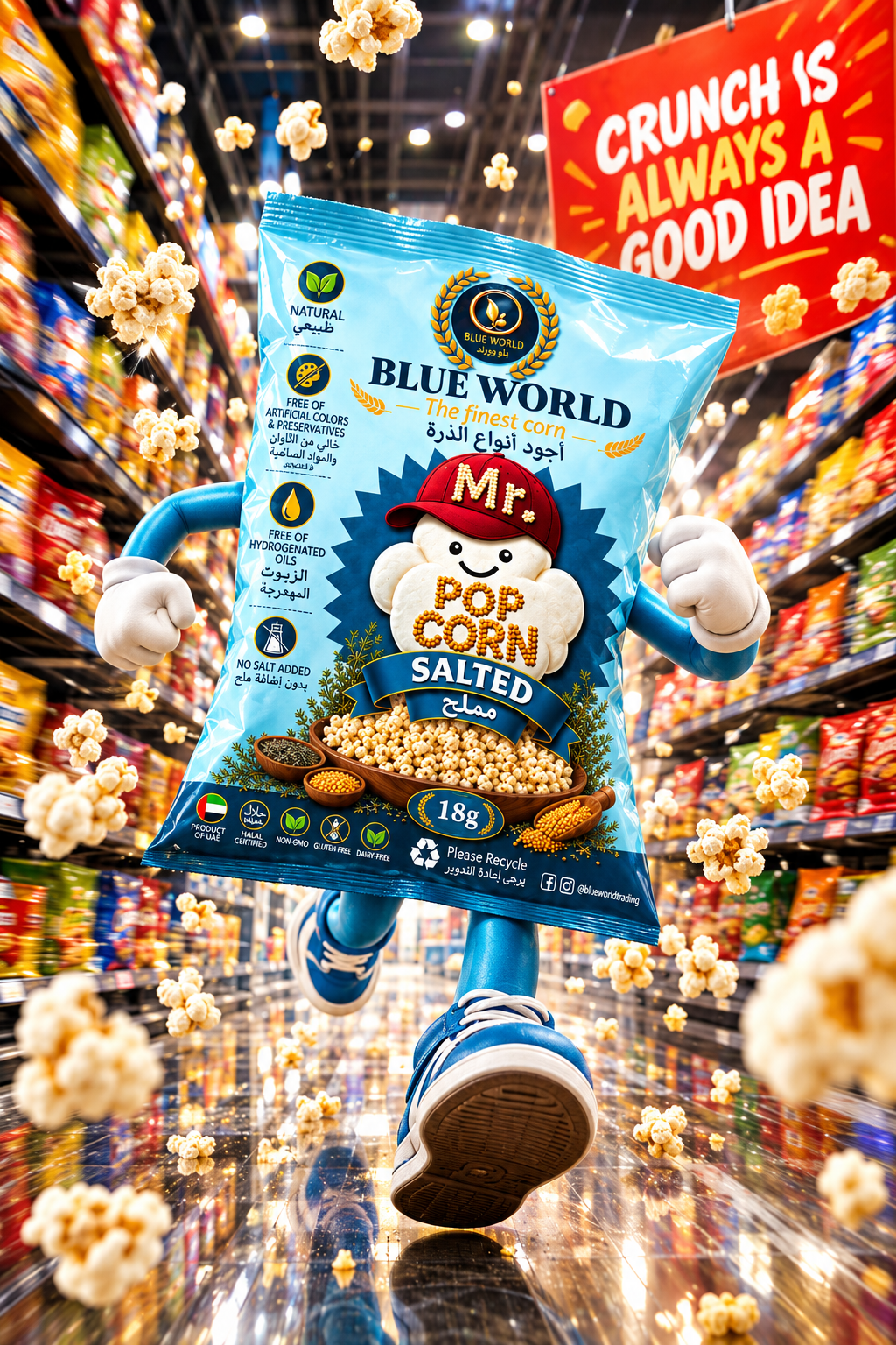 Mr. Popcorn Salted advertisement