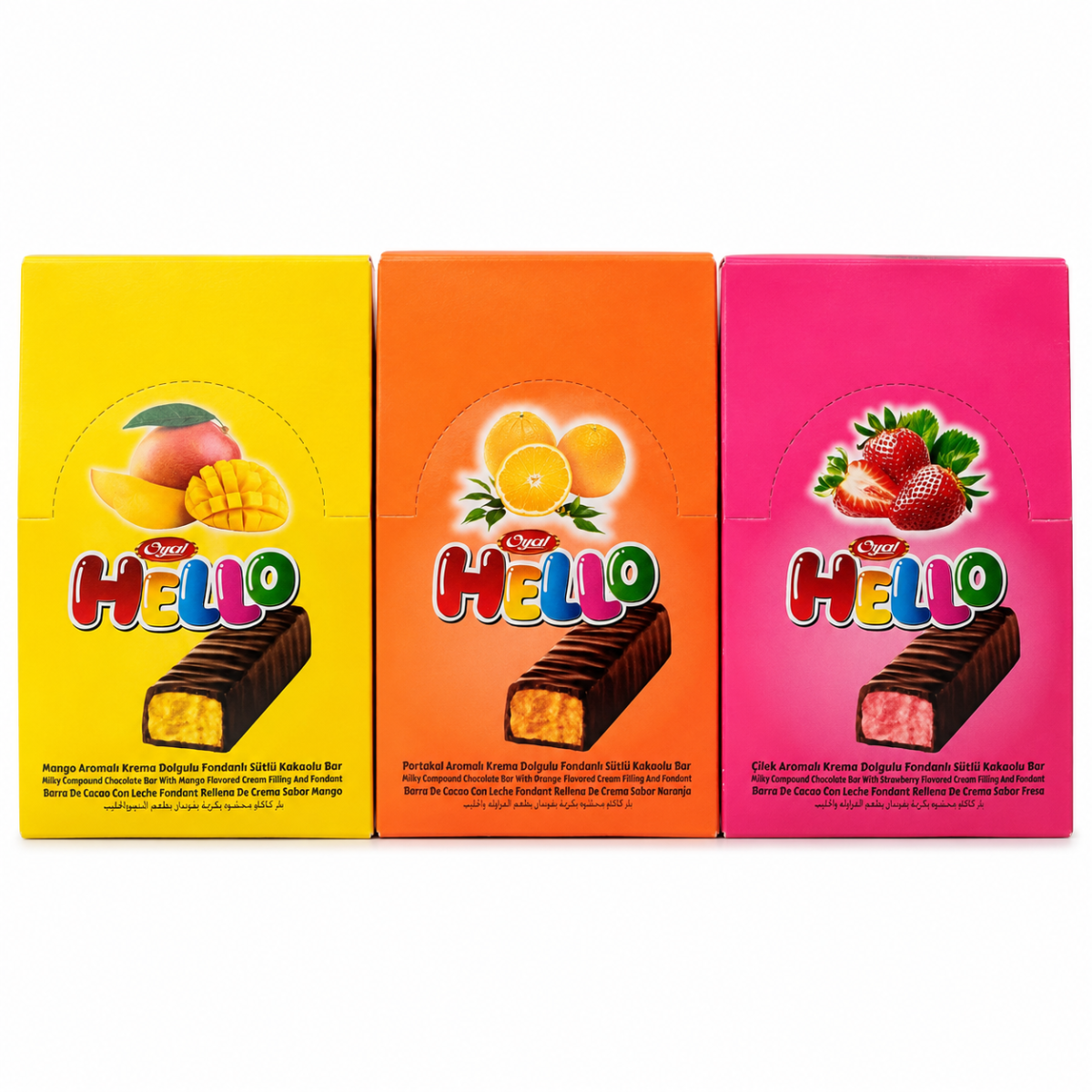 Hello — Mango, Orange & Strawberry